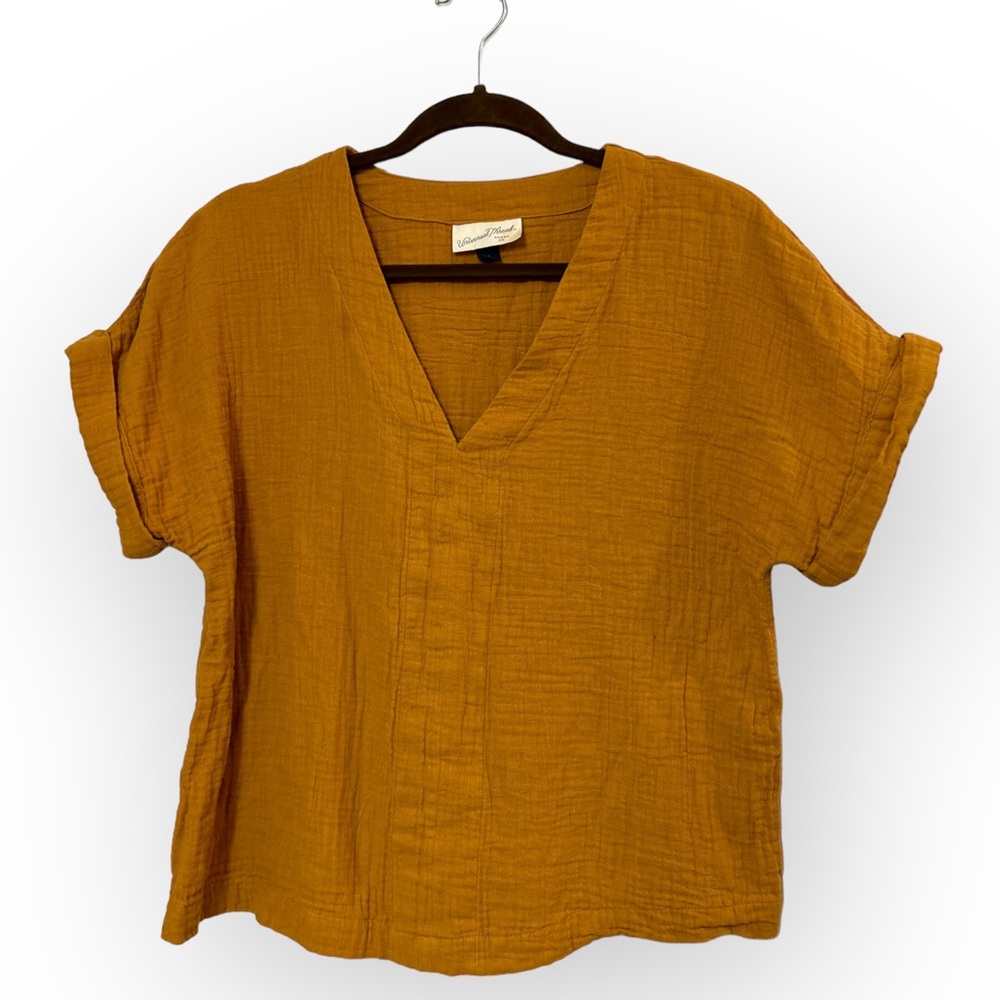 Women’s Top / Mustard color / Size Small
